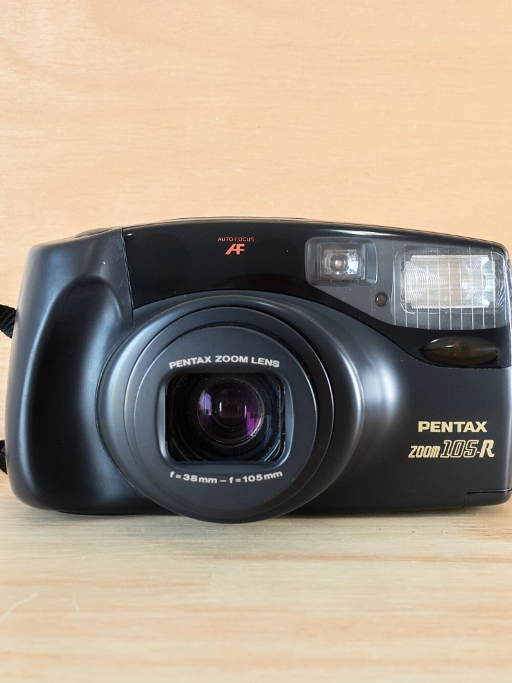 Share Pentax Zoom 105-R 35mm Point and Shoot Film Camera 38-105mm Tested Working
